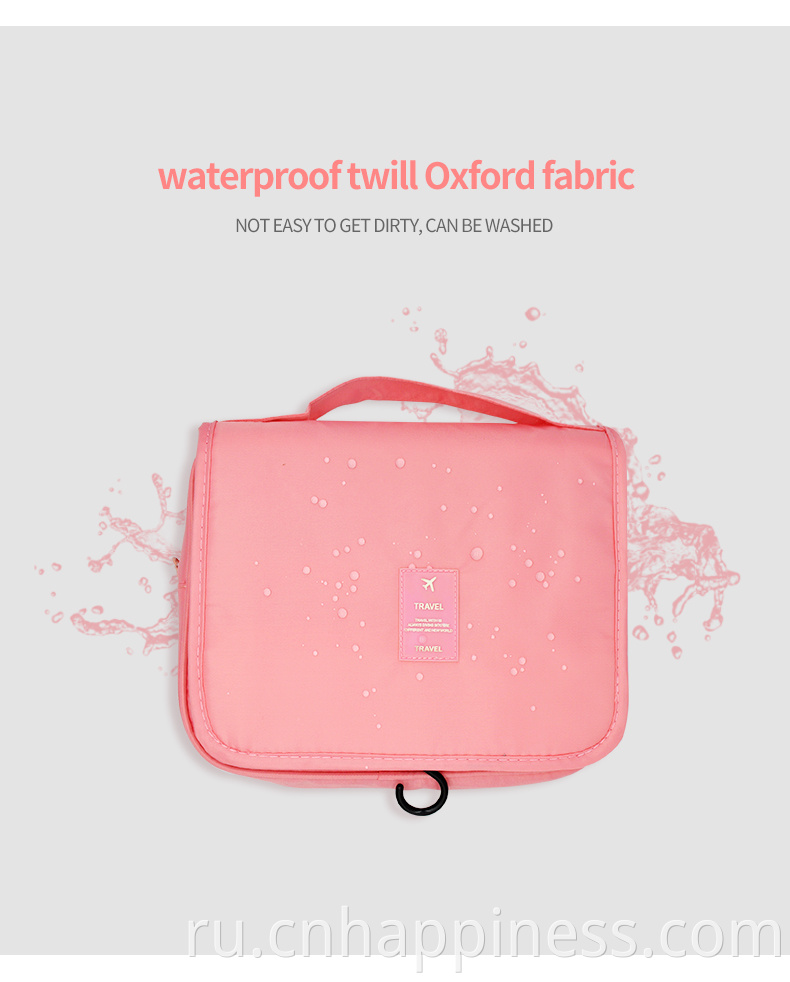 Частная этикетка косметические сумки мешочки мужчина на заказ логотип туалетный пакет для туалетных пакетов женщин роскошный нейлоновый розовый макияж организатор
